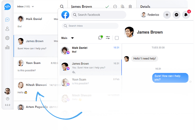 Messenger chat